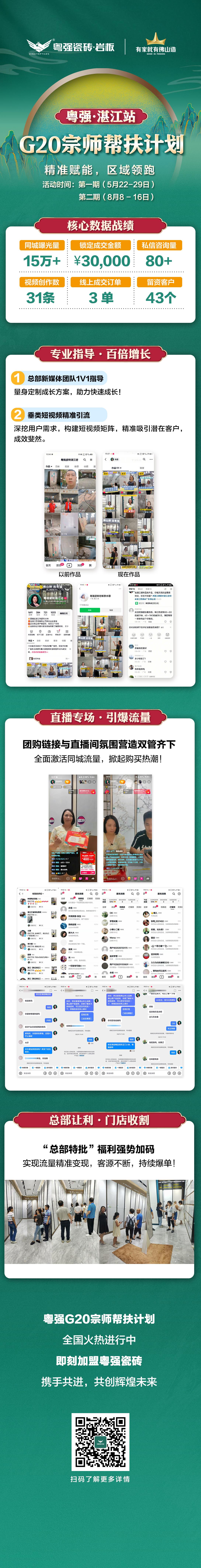 戰報發布｜粵強G20宗師幫扶計劃持續發力，攜手湛江經銷商搶占市場高地！